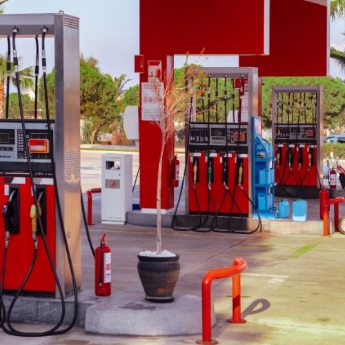 Fuel Island Forecourt