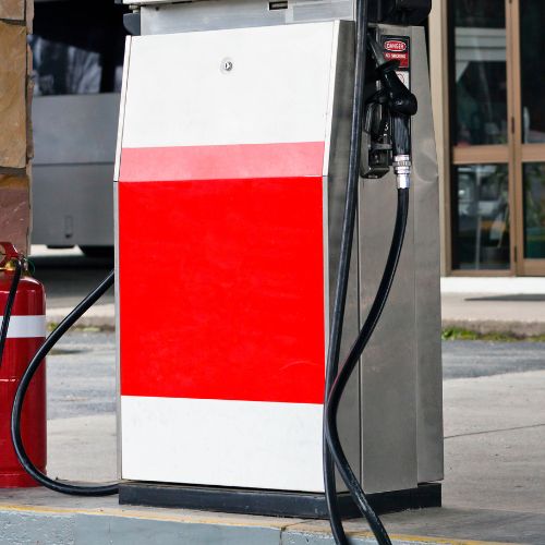 Pump Island Surrounds gas station
